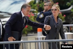 Hunter Biden arrives for his trial on criminal gun charges in Wilmington, Delaware, in June.