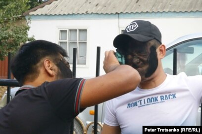 Жақын пландағы пиздалар