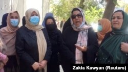 تجمع اعتراضی زنان در کابل
