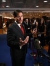 US Secretary of State Marco Rubio speaks to journalists on July 23 after attending the ASEAN foreign ministers' meeting.
