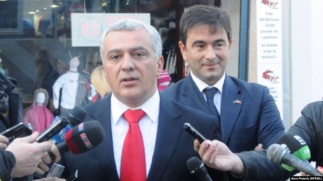 Andrija Mandić i Nebojša Medojević, 12. januar 2011.