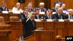 Victor Ponta în Parlament, 29 septembrie 2015