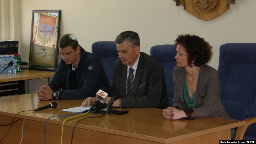 Rade Ristanović i Milan Stamatović na konferenciji za novinare