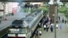 Belarus -- Railway Station, Train, passenger train, Vitebsk, August 2000