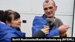 Українські громадяни з окупованих Олешків прибули на підконтрольну владі України територію. Чернігівщина, 31 жовтня 2026 року