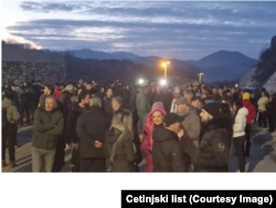 Protest na Cetinju 10. februara