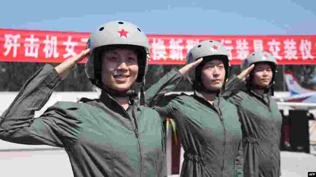 Chinese authorities said 35 women had been picked for the pilot training, which included astronaut training, from some 200,000 high-school graduates between 17 and 20 years of age.