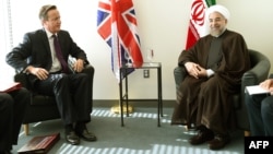 ԱՄՆ - Իրանի նախագահի և Մեծ Բրիտանիայի վարչապետի հանդիպումը ՄԱԿ-ում, Նյու Յորք, 24-ը սեպտեմբերի, 2014թ․