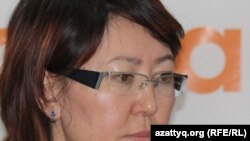 Маргарита Ускембаева, президент общественного фонда "Институт равных прав и равных возможностей Казахстана", во время онлайн-конференции на радио Азаттык. Алматы, 29 марта 2011 года.
