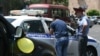 Armenia - A driver is fined by traffic police in Yerevan, 25May2012.