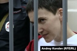 Savchenko in a Moscow court on February 10