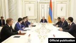 Armenia - Prime Minister Nikol Pashinian discusses with the heads of law-enforcement agencies the fight against corruption, Yerevan, September 20, 2019.