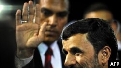 Iranian President Mahmud Ahmadinejad arrived in Caracas late on November 24.