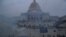 U.S. -- Police officers stand guard as supporters of U.S. President Donald Trump gather in front of the U.S. Capitol Building in Washington, U.S., January 6, 2021. REUTERS/Leah Millis