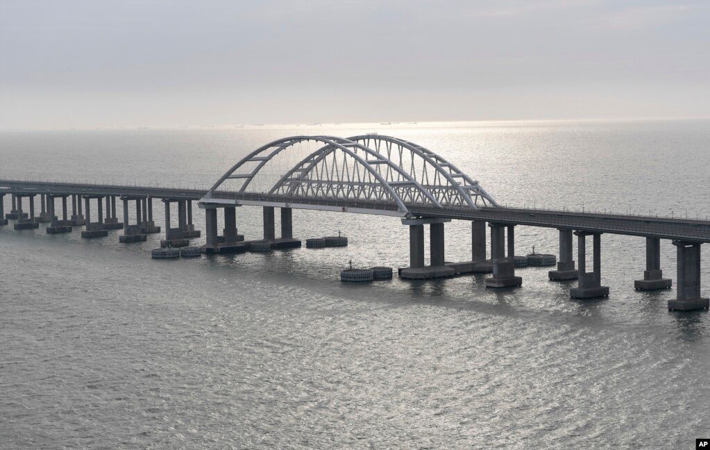 Inaugurated in 2019, the road-and-rail Crimea Bridge is the longest in Europe. (file photo)