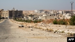 Разрушенные жилые кварталы на востоке Алеппо, 20 октября 2016