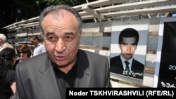 "Tomorrow it will be one year since they devastated our family and killed our beloved son, 22 years old and a fourth-year student," Yuri Vazagashvili told reporters in May 2007. (file photo)