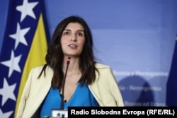 Sabina Ćudić, državna zastupnica i članica Naše stranke