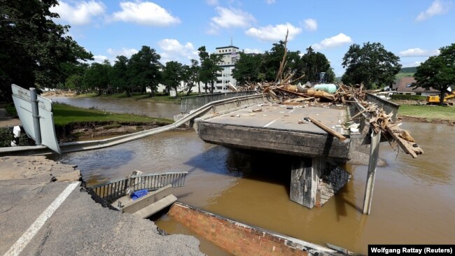 Shkatërrimet nga përmbytjet në Gjermani 