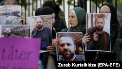 Митинг в Тбилиси после убийства Хангошвили
