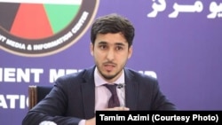 احمد تمیم عظیمی سخنگوی وزارت دولت در امور رسیده‌گی به حوادث افغانستان