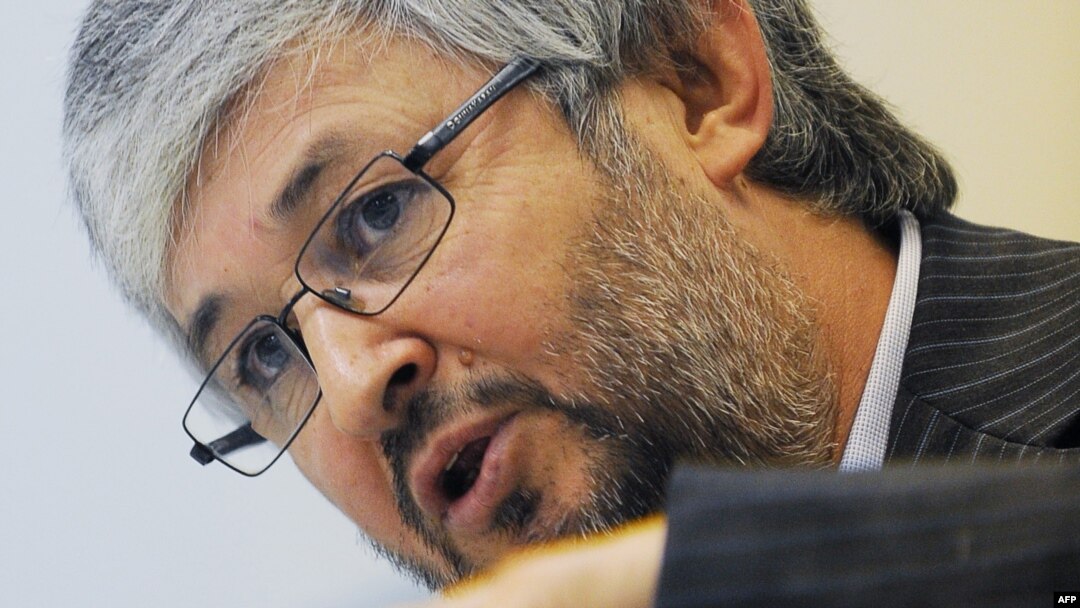 Dodojon Atovulloev, a journalist and one of the leaders of Tajik opposition movement Vatandor, in a 2010 photo
