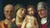 World -- Painting art by Andrea Mantegna "The Holy family", undated