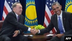 ԱՄՆ-ի և Ղազախստանի նախագահների հանդիպումը Նյու Յորքում, 29-ը սեպտեմբերի, 2015թ․