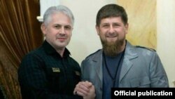 Муслим Хучиев и Рамзан Кадыров, архивное фото