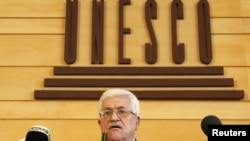 Палестинскиот претседател Махмуд Абас.