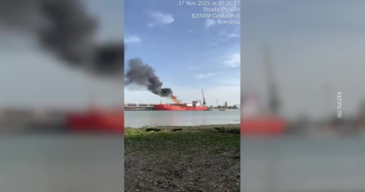 Romanian Village Evacuated After Russian Drone Strikes LPG Ship In Danube