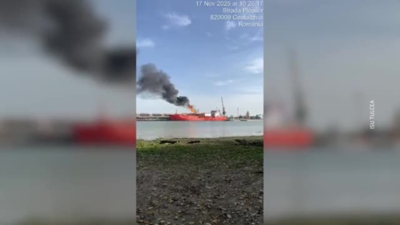 Romanian Village Evacuated After Russian Drone Strikes LPG Ship In Danube
