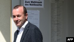 Поддерживаемый Ангелой Меркель кандидат на пост главы Еврокомиссии Манфред Вебер.