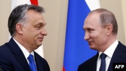 Viktor Orban i Vladimir Putin