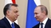 Presidenti i Rusisë, Vladimir Putin dhe kryeministri i Hungarisë, Viktor Orban 