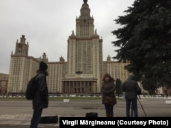 Emilian Galaicu-Păun, Violeta Gorgos și Cristian Sbingu la Moscova