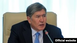 Президент Алмазбек Атамбаев