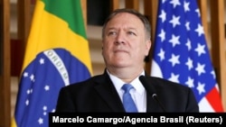 U.S. Secretary of State Mike Pompeo in Brasilia, January 2, 2019. File photo