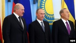 Лидеры трех стран таможенного союза в Москве