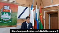 Глава российской администрации Армянска Василий Телиженко, архивное фото 