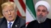 Președintele american Donald Trump și președintele iranian Hassan Rouhani 