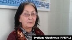 Балқаштық адвокат Зинаида Мухортова. Астана, 1 қараша 2013 жыл.