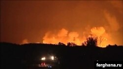 Ýerli ýaşaýjylar wagtal-wagtal gaýtalanan partlamalaryň zarbasynyň uly bolandygyny, töwereklere snarýad bölekleriniň zyňylandygyny aýdýarlar.