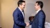 Kryeministri i Greqisë, Alexis Tsipras dhe ai i Maqedonisë, Zoran Zaev 