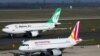 Mahan Airbus A310 taxies at Duesseldorf International Airport. Undated