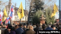 Открытие памятника Григорию Потемкину в Симферополе на ул. Горького, 16 марта 2016 года