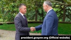 Igor Dodon şi Vadim Krasnoselski la Condriţa