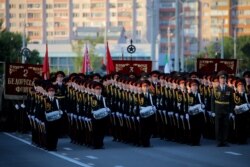 Репетиция парада ко Дню Победы в Минске. Иллюстративное фото.