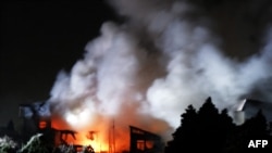 Երկրաշարժից հետո բռնկված հրդեհը, Ճապոնիա, 9 դեկտեմբերի, 2025թ.