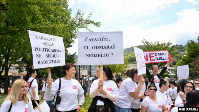 Protest u Sarajevu, 18. maj 2025.